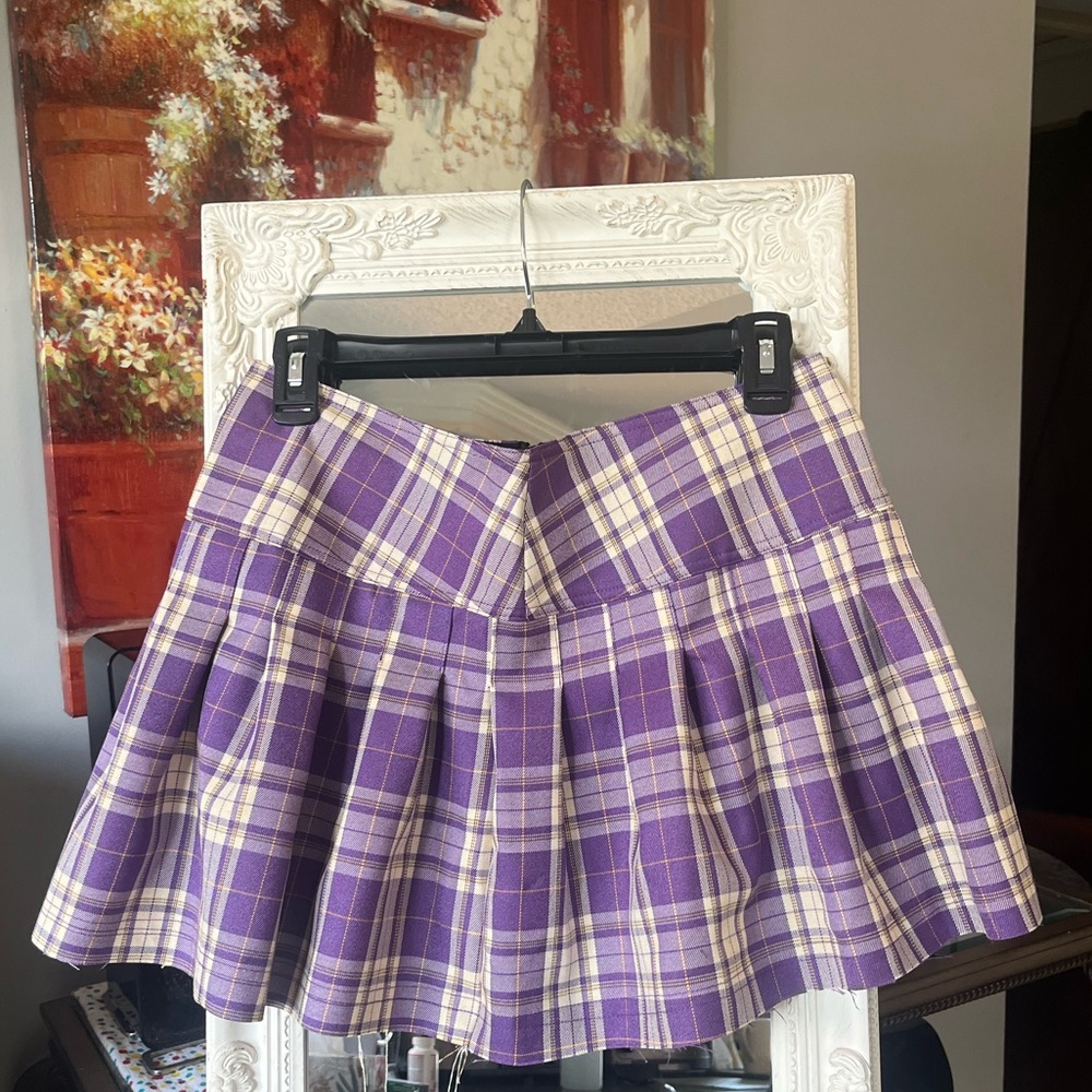 Schoolgirl skirt.